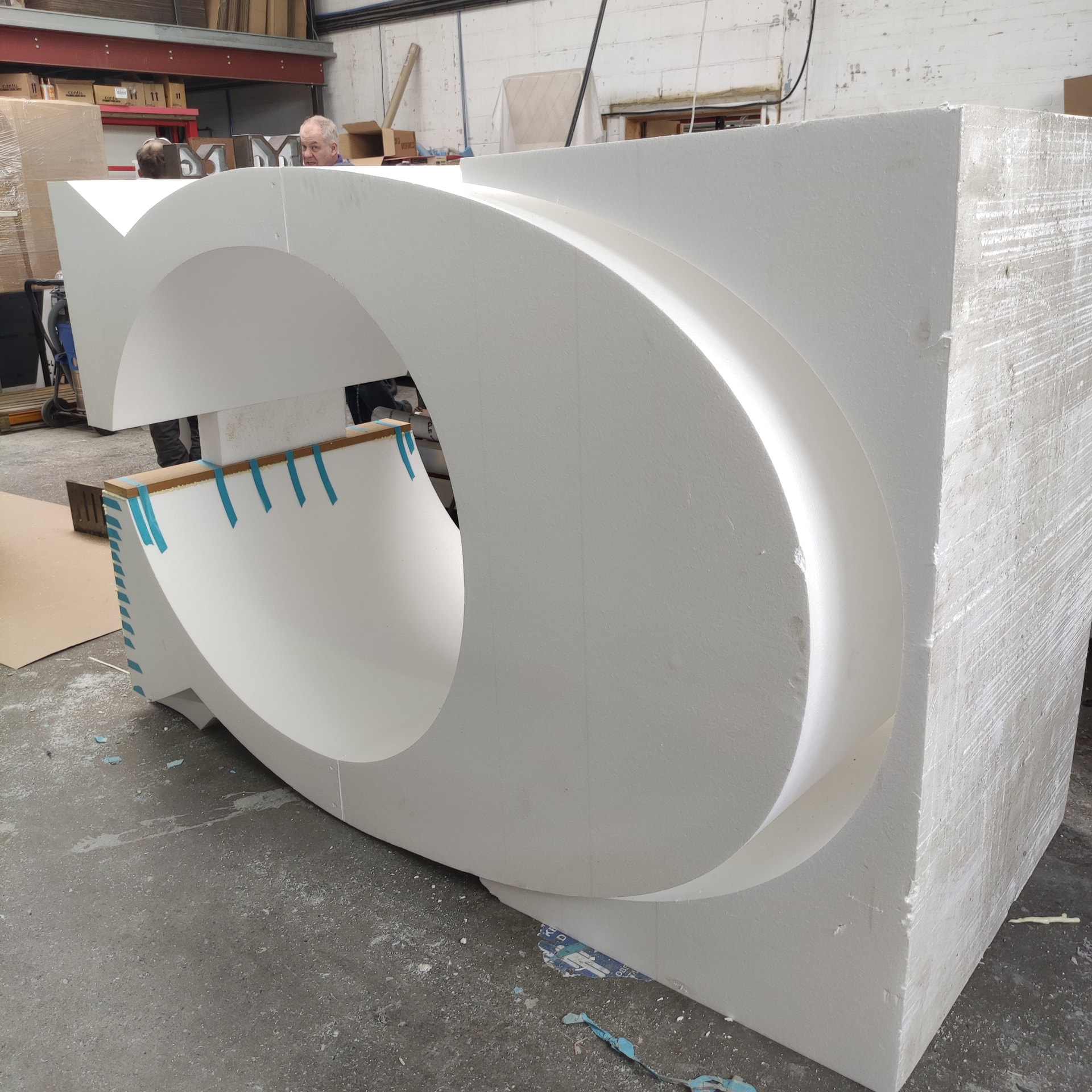 CNC fabrication in progress at Arcola facility